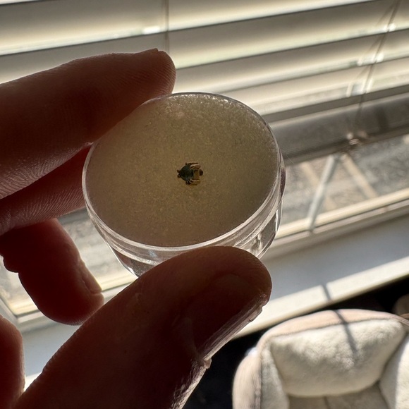 Bvla yellow gold  tanti with seafoam tourmaline - Picture 3 of 4